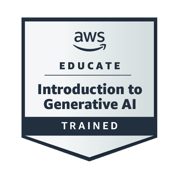 AWS Educate Introduction to Generative AI Badge